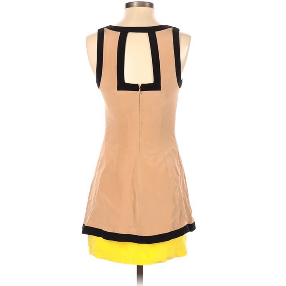 Jay Godfrey 100% Silk Color Block Dress Sz 6! - Picture 2 of 10